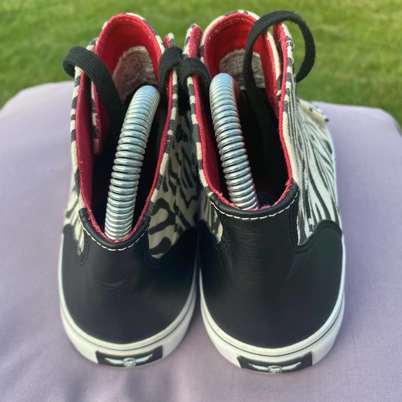 Creative Recreation Cesario Hi XVI Zebra Print   Women's Size 7 Sneaker Shoe - Picture 6 of 11
